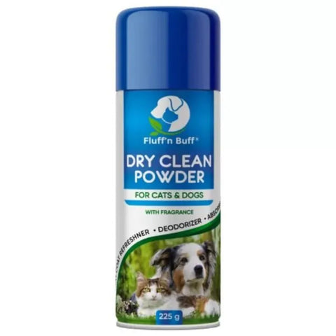 Fluff’n Buff Dry Clean Powder For Cats And Dogs 225g