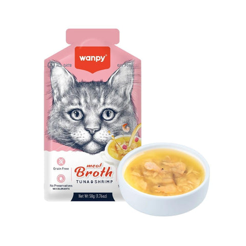 Wanpy Adult Cat Real Meat Tune & Shrimp 85 g