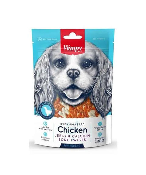 Wanpy Adult Dog Soft Beef Jerky Slices 100 g Pouch