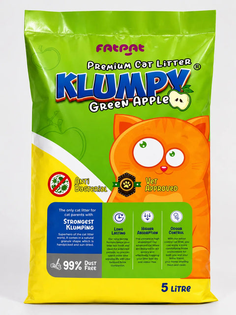 Klumpy Cat Litter – Green Apple Scent