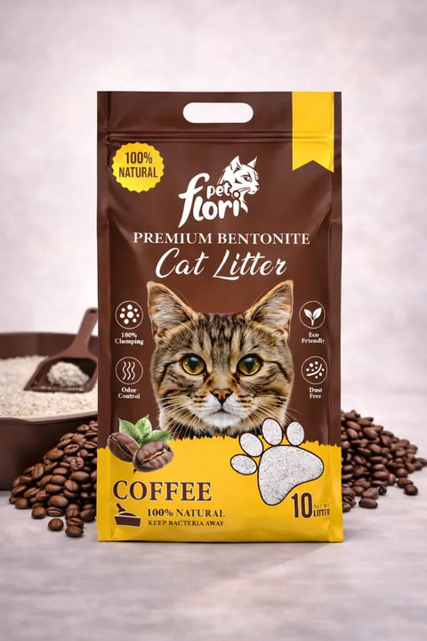 Flori Pet Bentonite Litter Coffee-10L