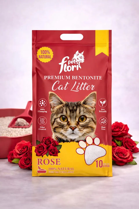 Flori Pet Bentonite Litter Rose –10L