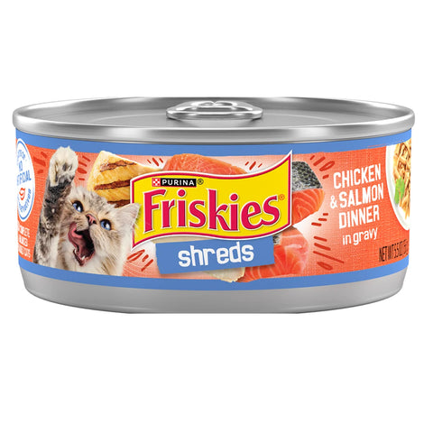 Friskies Shreds Chicken & Salmon Gravy