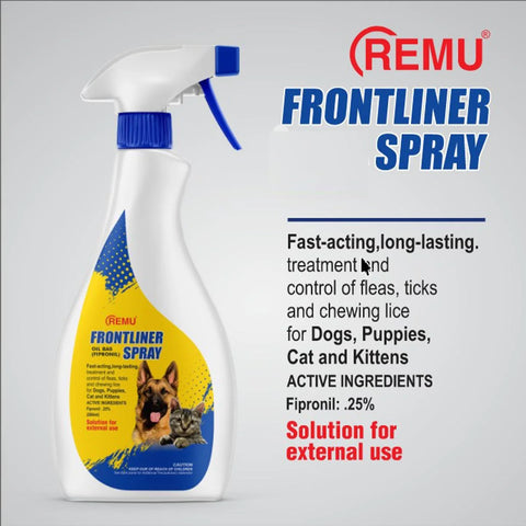 Remu Frontliner – Tick and Flea Spray 500ml