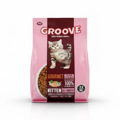 Groove Kitten Food Gourmet – 1.2 KG
