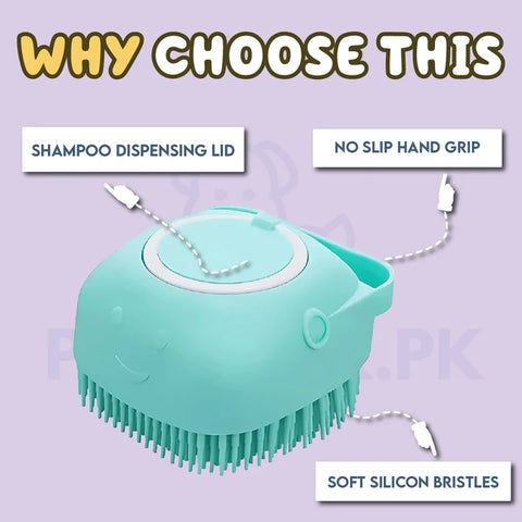 Silicone Pet Bathing Shampoo Container