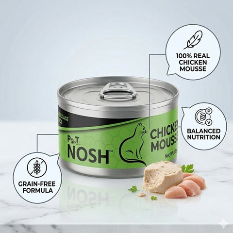 Pet Nosh Mousse / Wet Cat Food – 85 Gram
