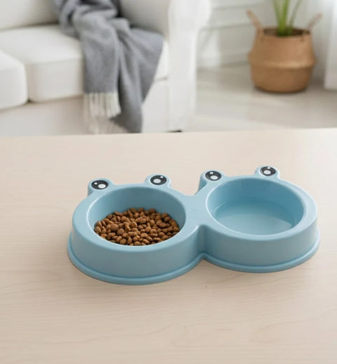 Funny Eyes Double Bowl