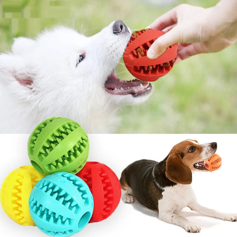 Teeth Cleaning Chew Treat Ball for Puppies and Dogs