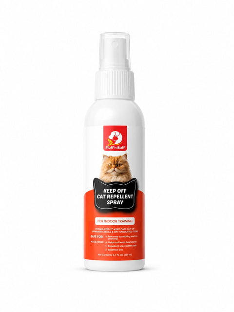 FLUFF N BUFF KEEP OFF CAT REPELLENT SPRAY 120ML