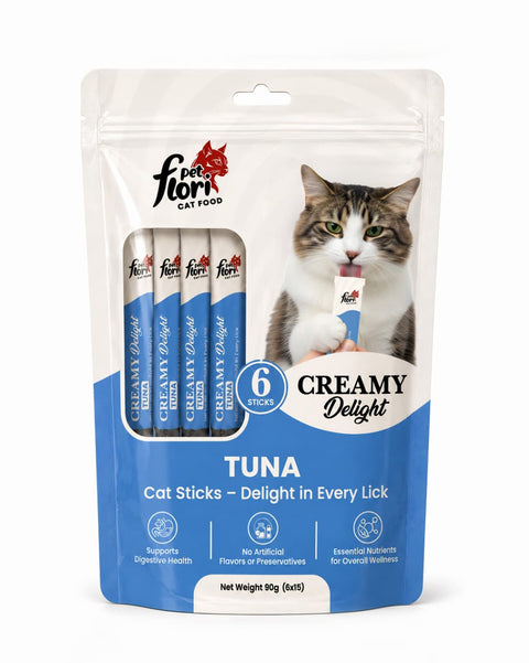 Flori Pet Creamy Cat Treat – Tuna - 90g