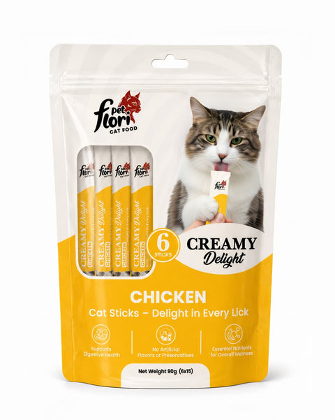 Flori Pet Creamy Cat Treat – Chicken - 90g