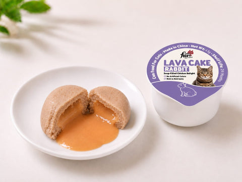 Flori Pet Lava Cake Cat Treat -  Rabbit – 65 Gram