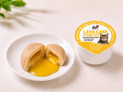 Flori Pet Lava Cake Cat Treat - Egg Yolk – 65 Gram