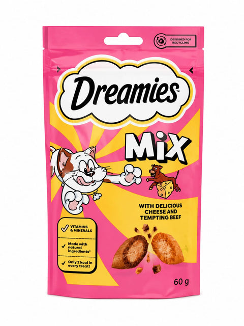 Dreamies Cat Treats with Beef and Cheese 60g