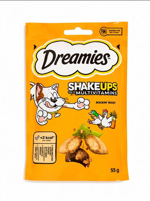 DREAMIES Cat Treats Shakeups Rockin Roost 55g