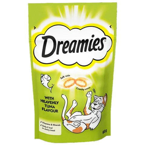 Dreamies Kitten And Adult Cat Treats With Tuna - 60G