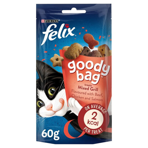 Felix Goody Bag Adult Cat Treats Mixed Grill - 60G
