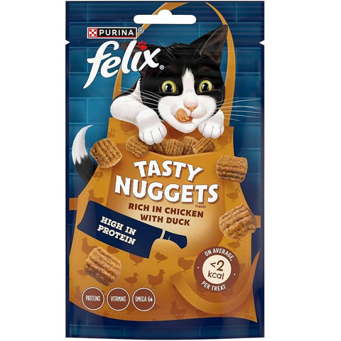 Felix Tasty Nuggets Adult Cat Treats With Chicken & Duck - 50G
