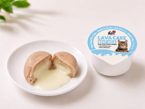 Flori Pet Lava Cake Cat Treat -Goat Milk– 65 Gram