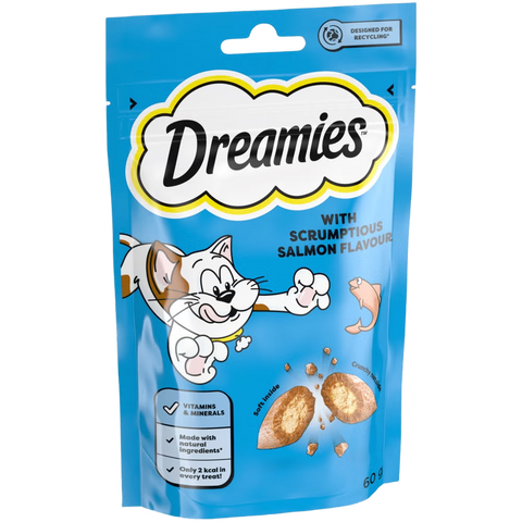 DREAMIES™ Cat Treat Salmon Flavour 60g