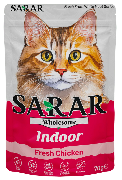SARAR Wet Cat Pouch Fresh Chicken Indoor 70g