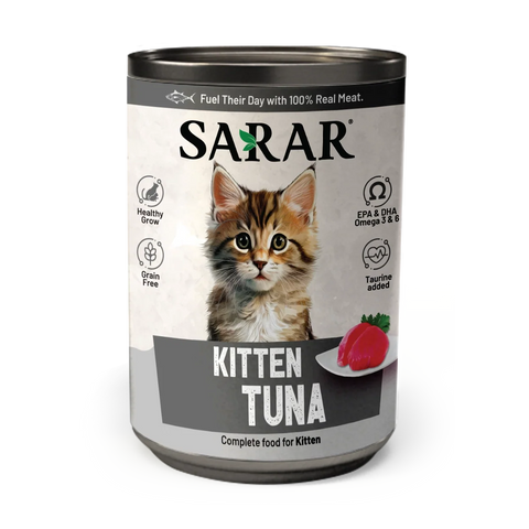 Sarar Kitten Wet Cat Food Tin – Tuna 400g