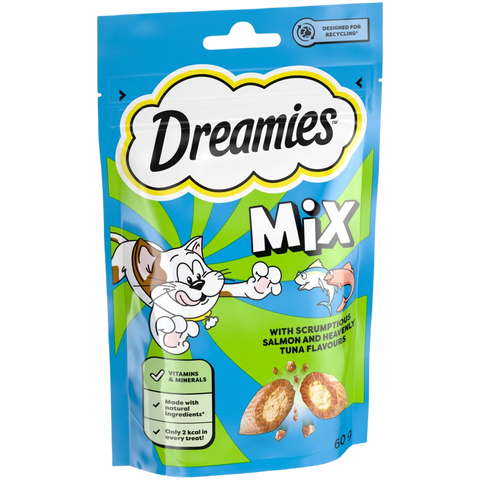 DREAMIES Cat Treat  Salmon & Tuna Flavour 60g