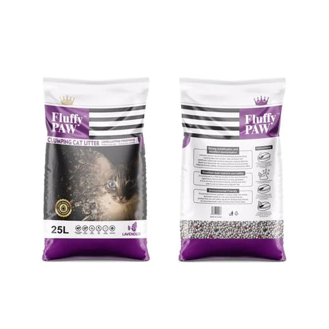 Fluffy Paw Cat Litter 25L – Strong Clumping & Odor Control