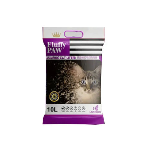 Fluffy Paw Clumping Cat Litter 10L – Strong Clumping & Odor Control
