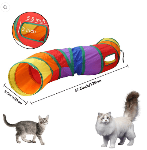 Cat Long Tunnel Toy for All Ages Cats & Puppy