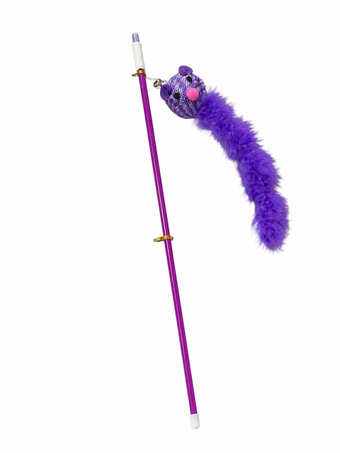 Plastic Fur Stick With Bear